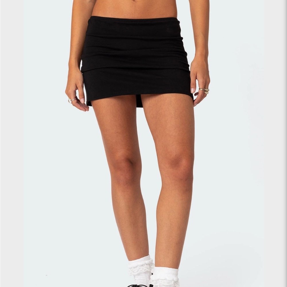 Edikted Black Mini Skirt